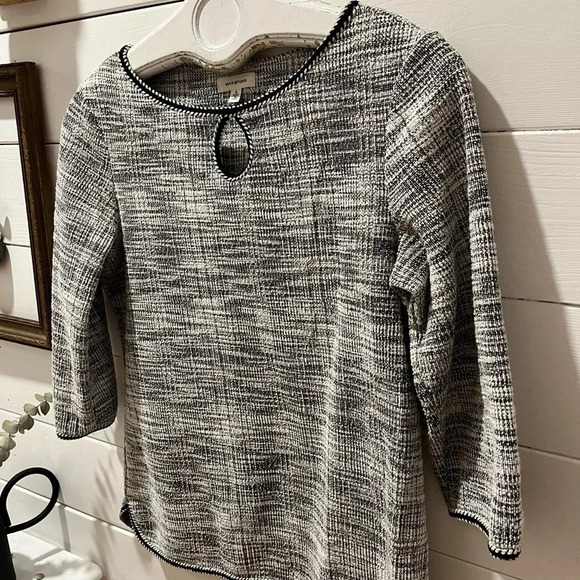 MAX STUDIO 3/4  sleeve Knit top size S - Picture 5 of 6
